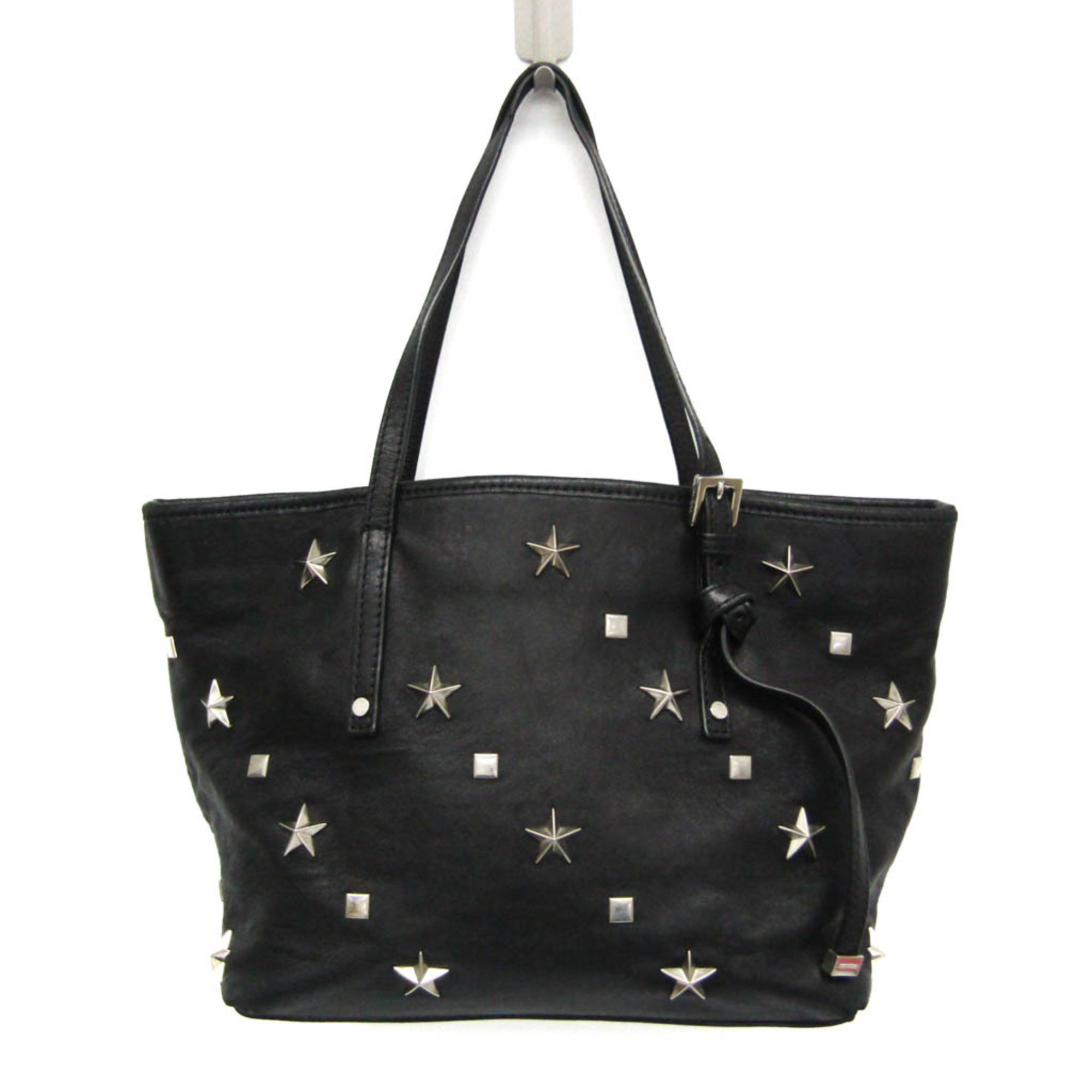 ジミーチュウ(Jimmy Choo) レディース レザー スタッズ ハンドバッグ