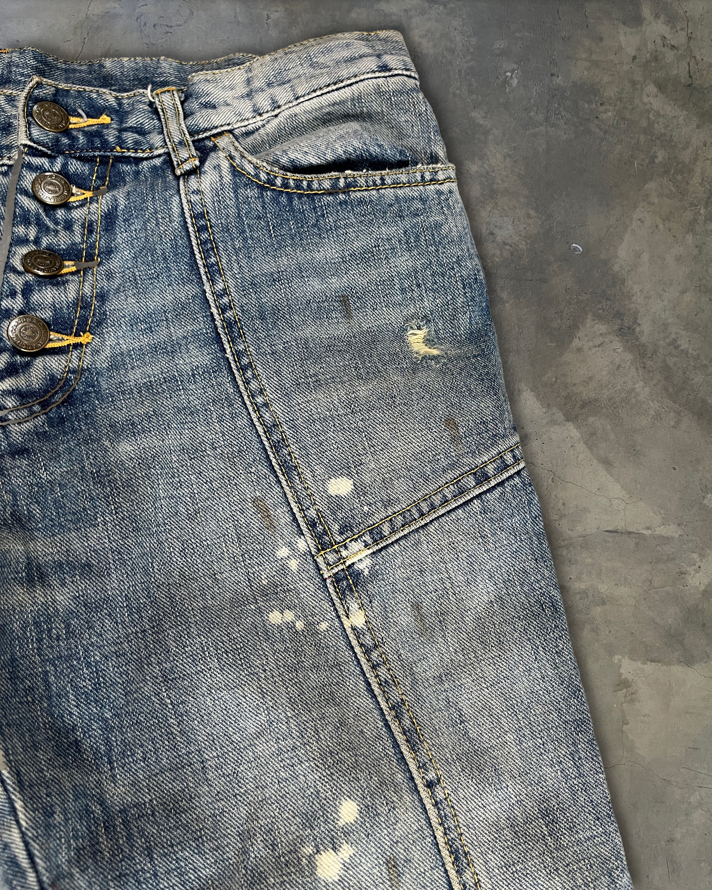 TORNADO MART LACE UP DENIM – glam archive