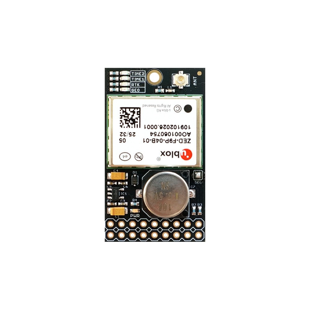 ZED-F9P RTK GNSS Receiver Board | L1/L2 or L1/L5 IPEX InCase PIN