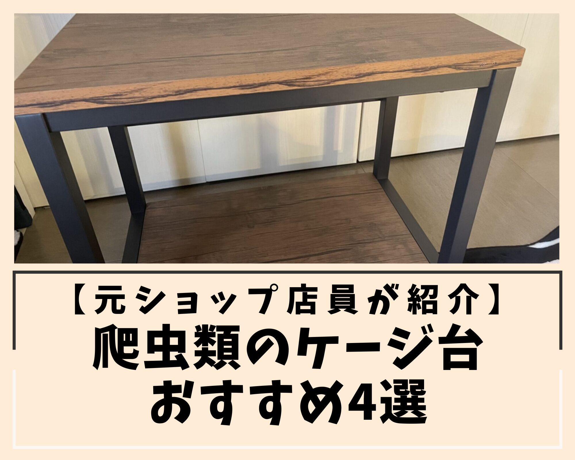 爬虫類のケージ台4選】元ショップ店員がおすすめを紹介 - レプタイル