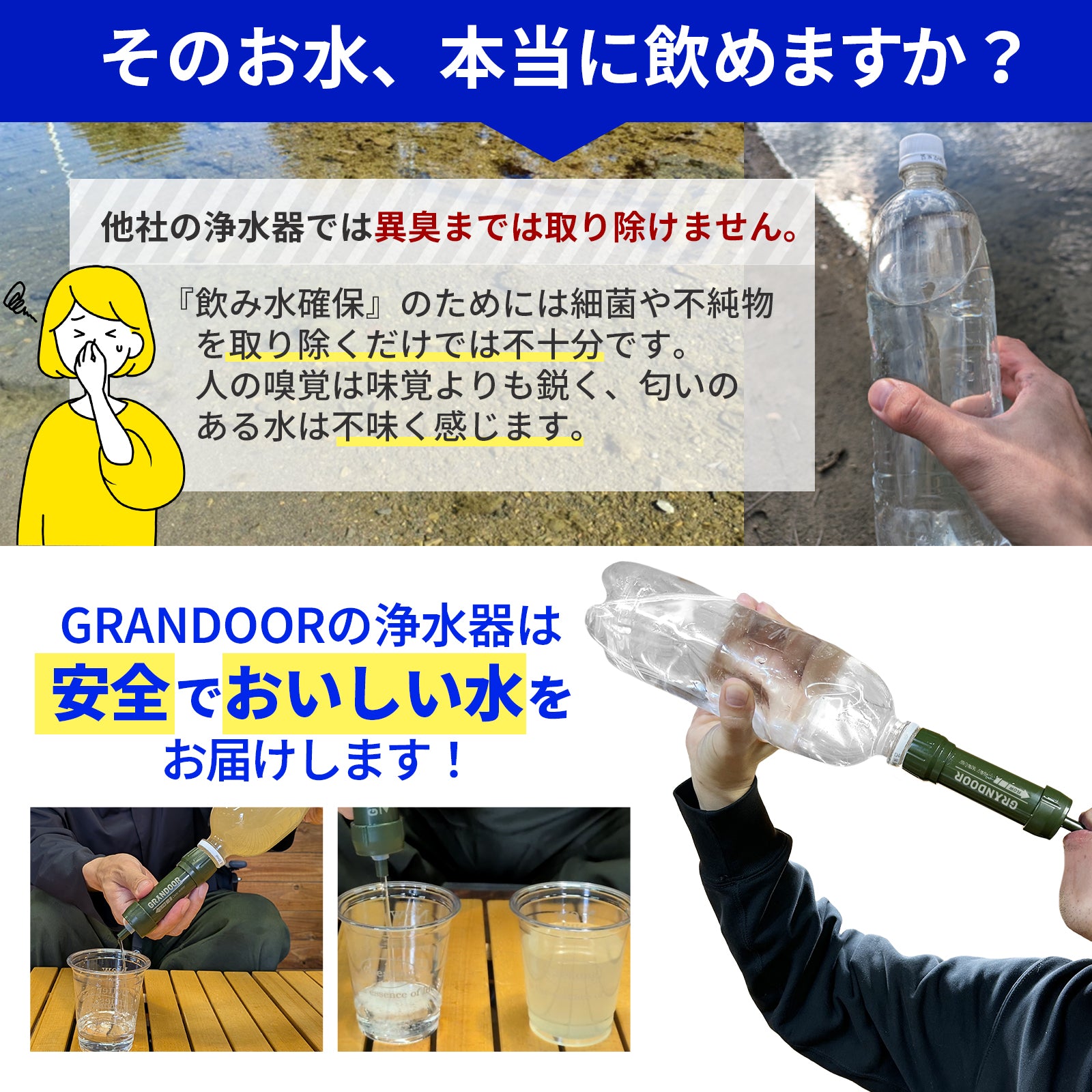 携帯浄水器 – GRANDOOR