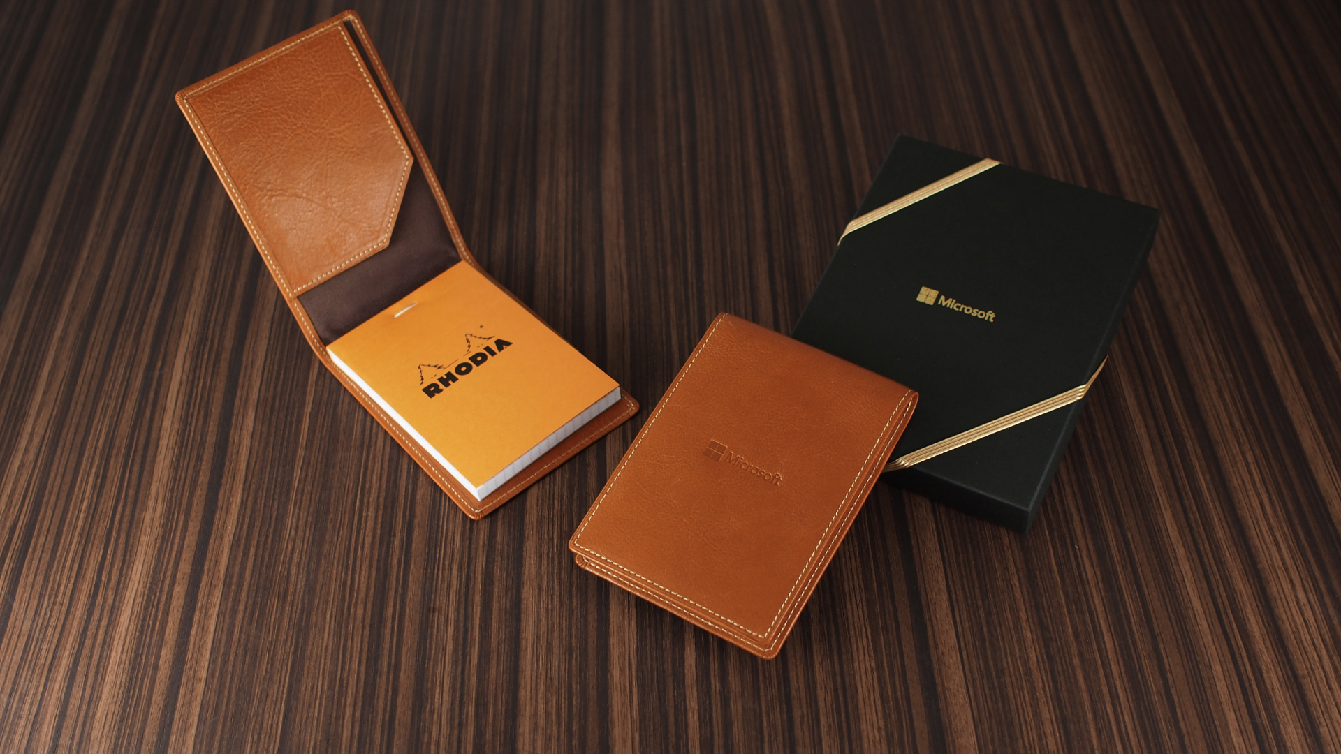 ロディアNo.12革製メモカバー ＜アンティーク＞｜名入れ可能な記念品