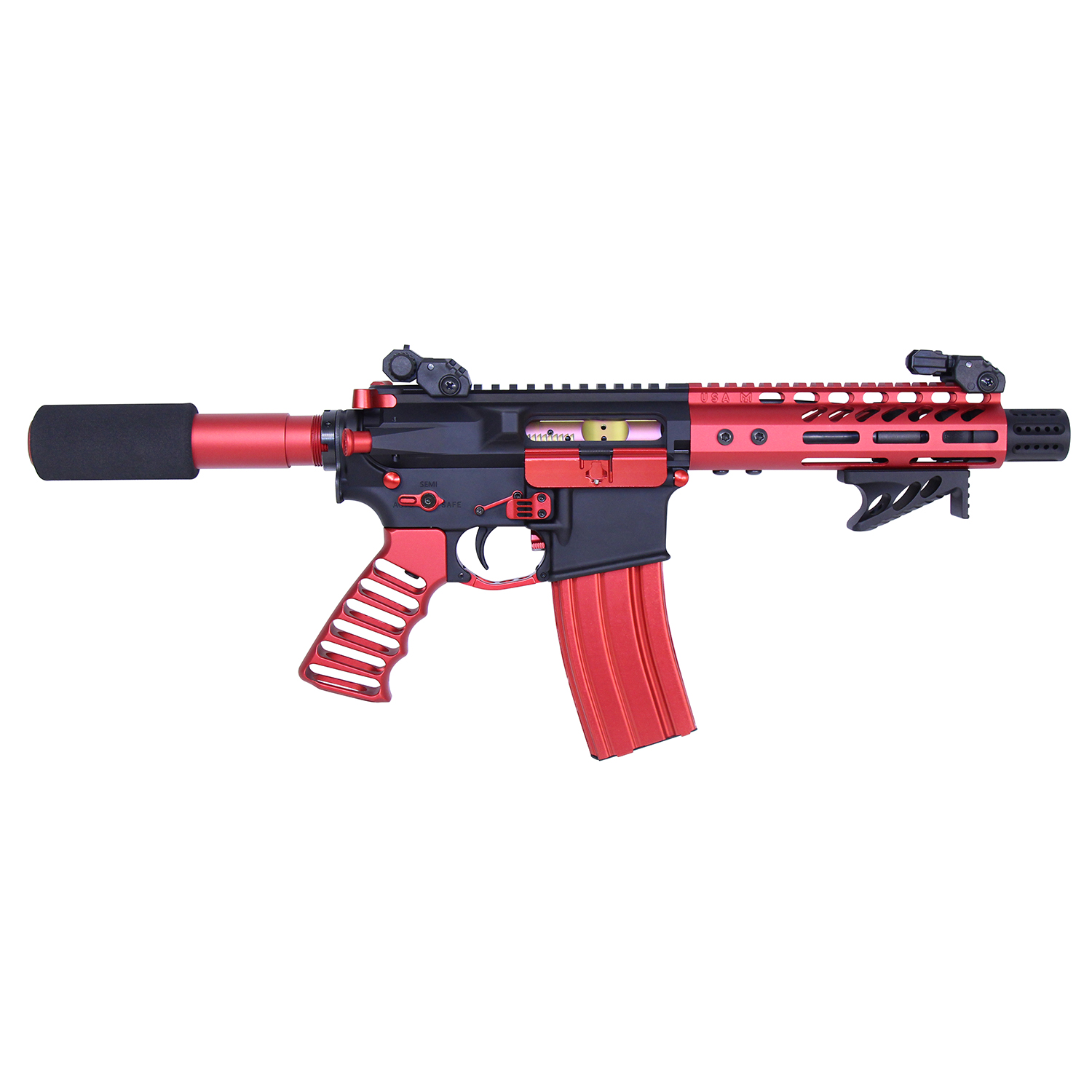 AR-15 Forward Assist Assembly Anodized Red US Made Mil-Spec