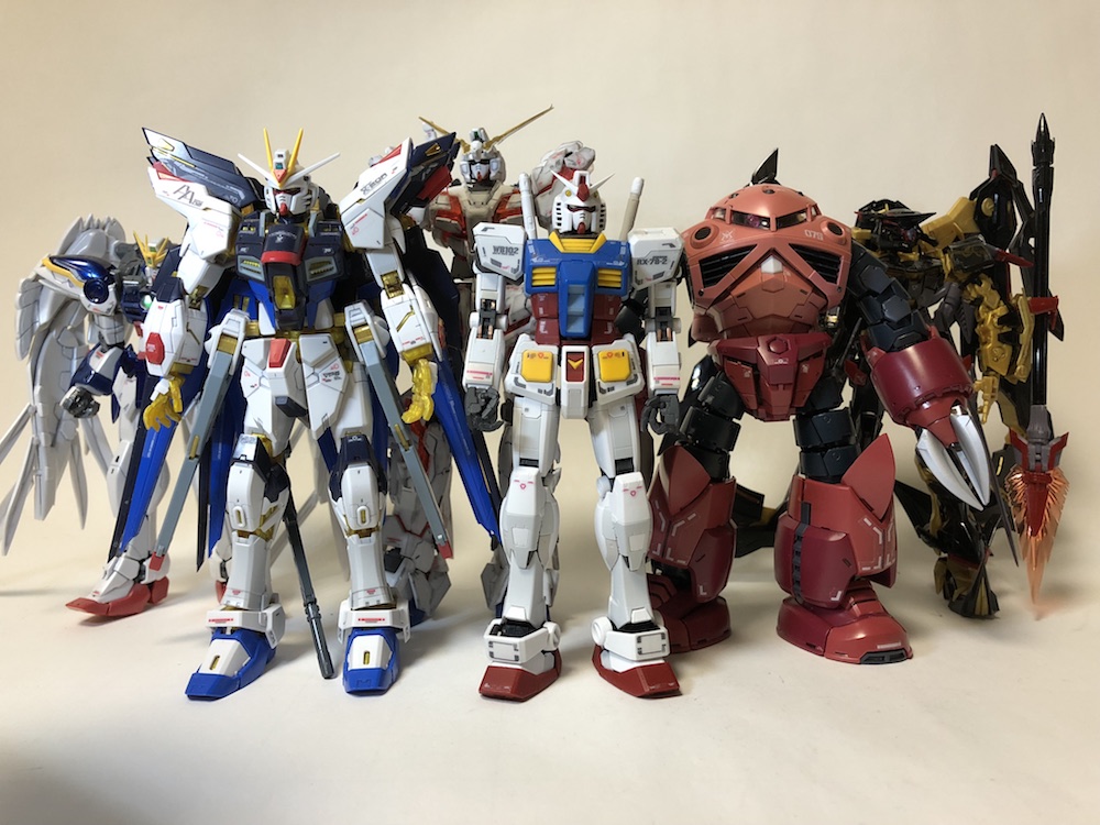 RGガンプラの6つ特徴！HGやMGとの違いは？現在発売中のRGを全紹介する