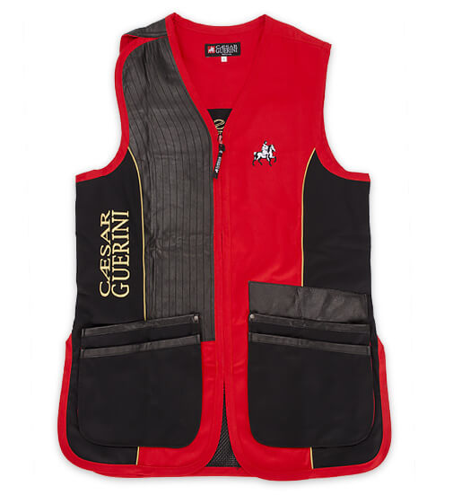 Red & Black Italian Shooting Vest - Caesar Guerini USA