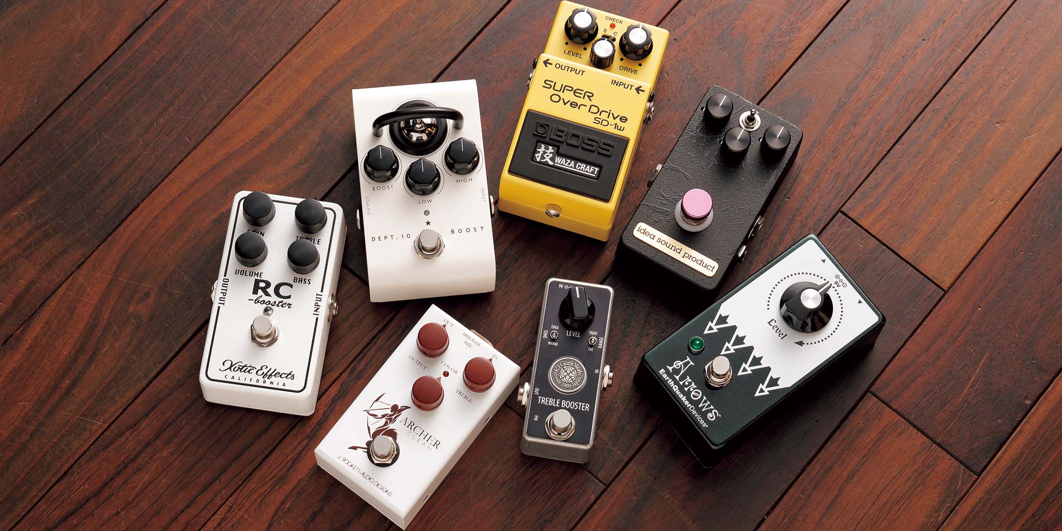 おすすめブースター・ペダル7選 注目の現行モデルを真壁陽平が弾く
