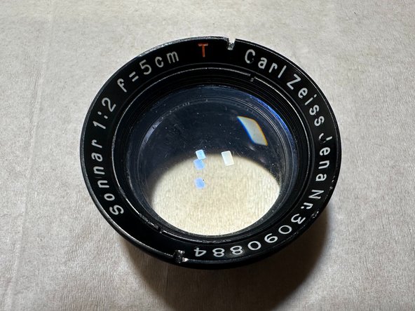 Cleaning & lubricating a Carl Zeiss Jena Sonnar 1:2 f=5cm T