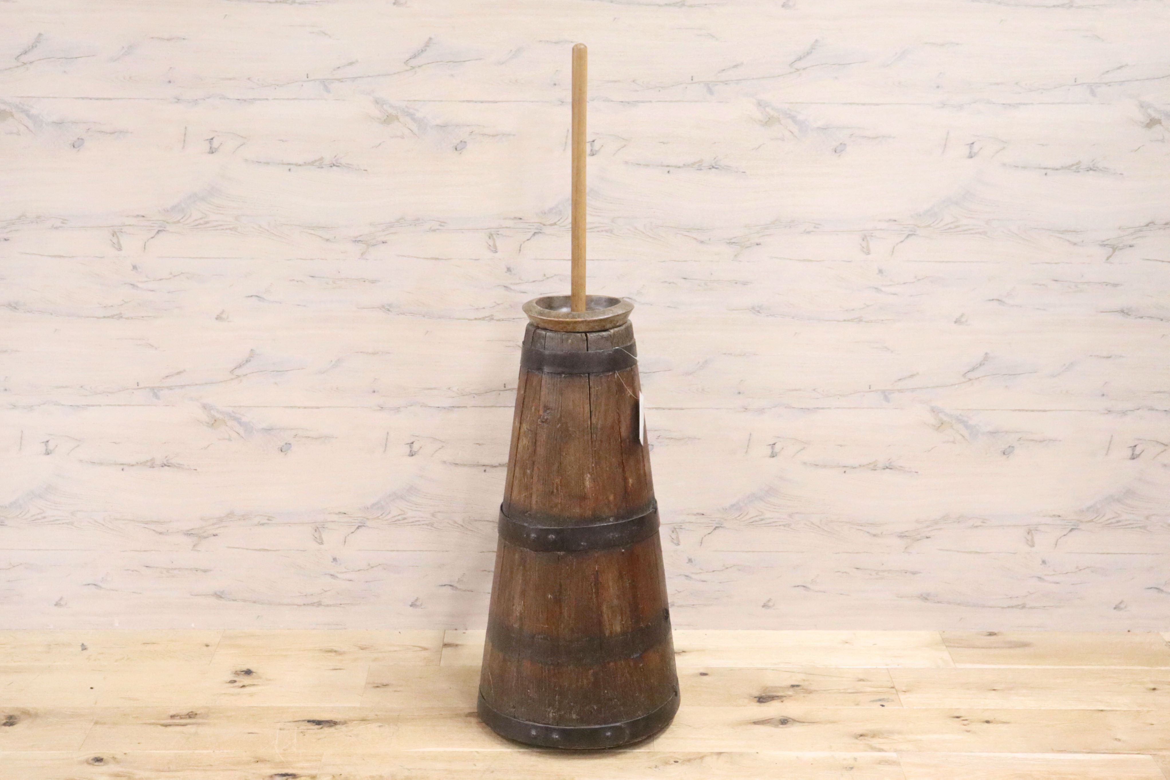 GMFH386○フランス アンティーク バターチャーン バターメーカー