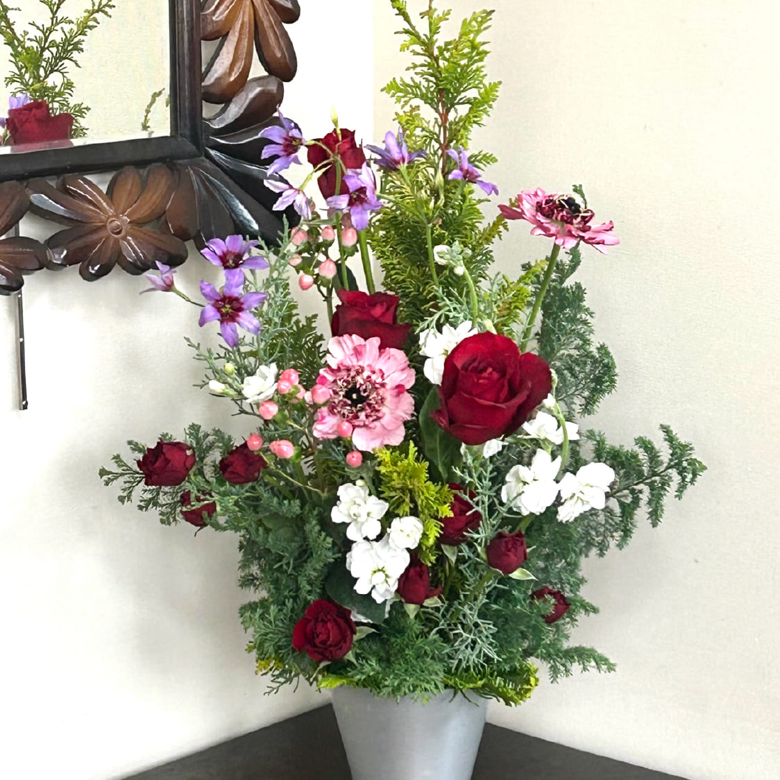 マミフラワーデザインスクール札幌指定 花laboratory 作品紹介｜マミ