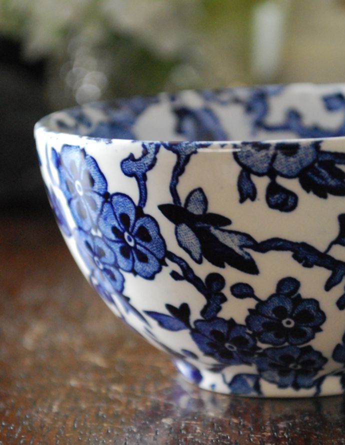 英国輸入雑貨 バーレイ社のシュガーボウルS（ブルーアーデン）(n1-199