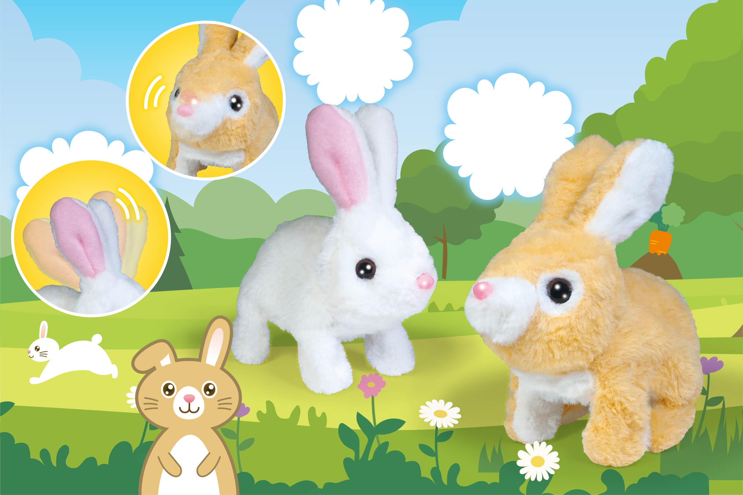 おさんぽ うさぎちゃん | 株式会社ハック