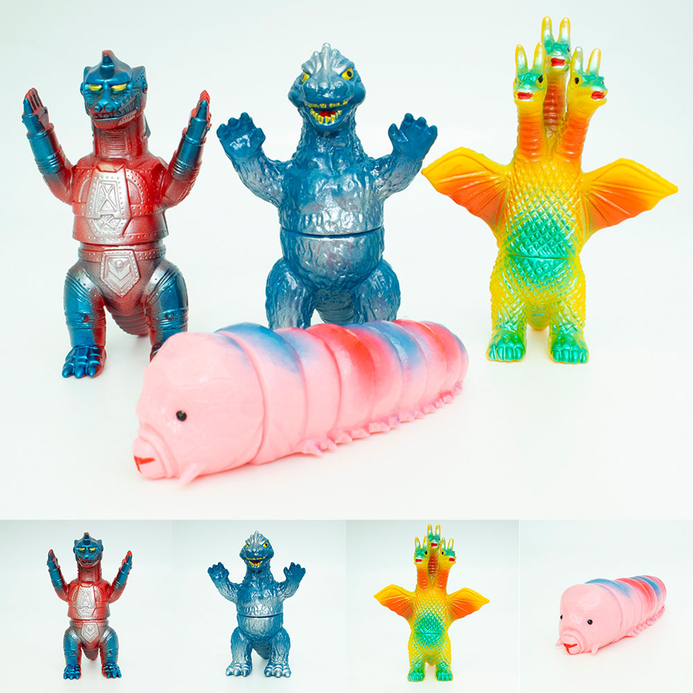 商品情報】ブルマァク “ゴジラ50″＆”東宝ミニ怪獣4点セット”が登場