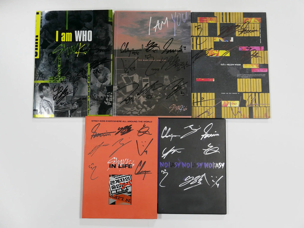 Stray Kids - Hand Autographed (Signed) Promo Album (Hand Commented