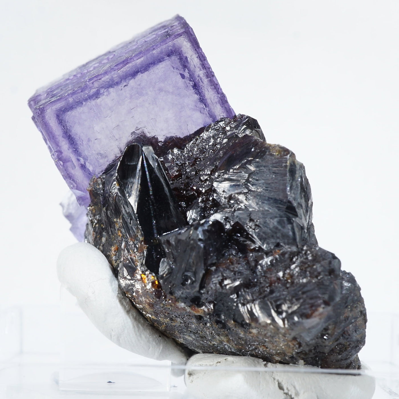 テネシー州 エルムウッド鉱山産 フローライト・スファレライト