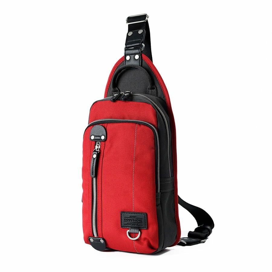 公式】 MOUSTACHE ボディバッグ ポリエステル×合皮 JJL-0320