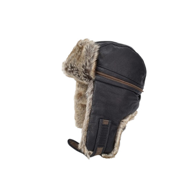 送料無料】STETSON レザー パイロットキャップ フライトキャップ 耳