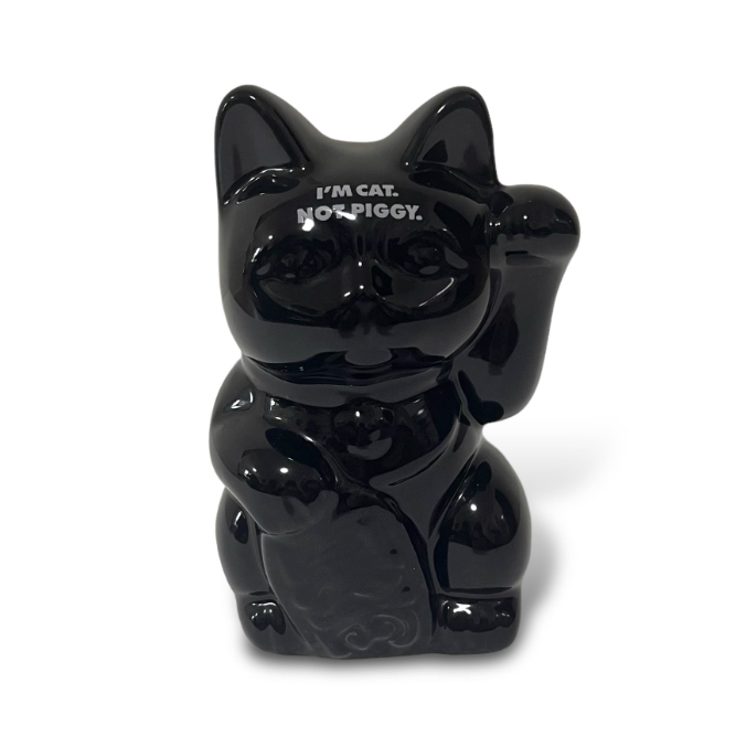 ブラック招き猫の貯金箱 – HATCH