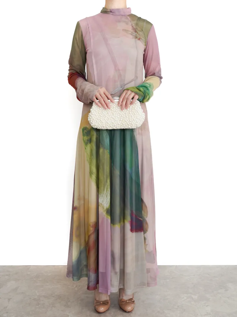 Ameri VINTAGE（アメリ ヴィンテージ）ELIZABETH STAINED GLASS SHEER