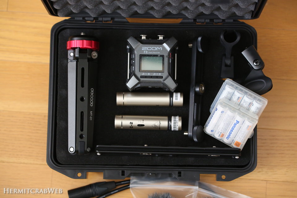 フィールドレコーディング機材一式が入るケースを作る。 | HERMITCRAB