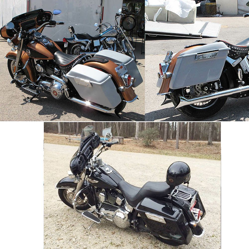 クイックリリース ハードサドルバッグ ソフテイル・デラックス用