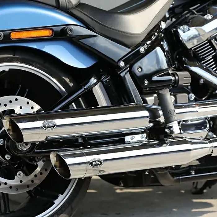 ベルズパフォーマンスマフラー JMCA車検対応 (クローム/スラッシュ