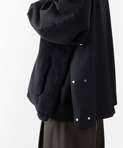 stein / シュタイン】WOOL FUR REVERSIBLE VEST - BLACK | 公式通販