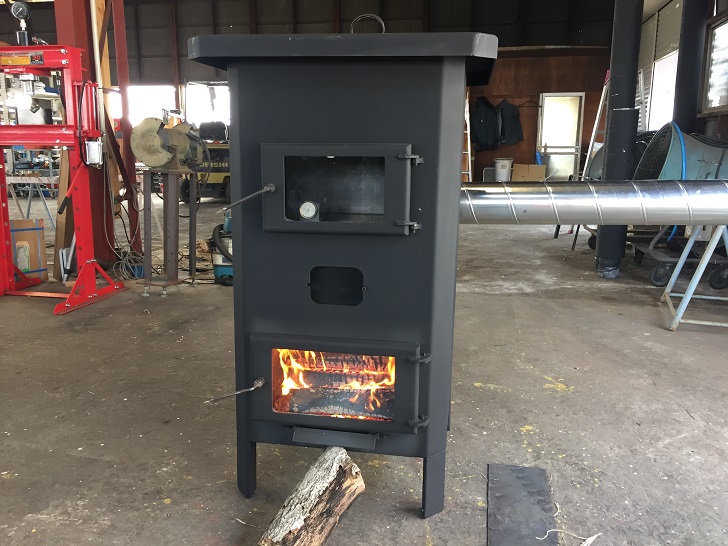 ロケットストーブを室内暖房に導入できるか試作してみた | himiel stove