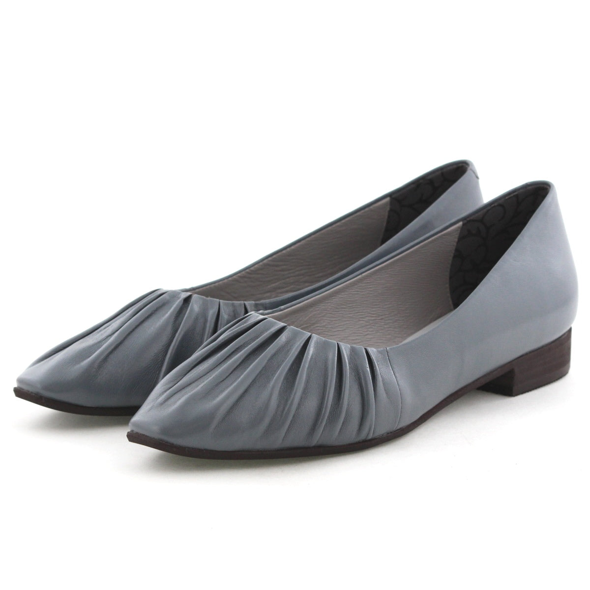 再値下げ】ギャザーフラットパンプス/651101