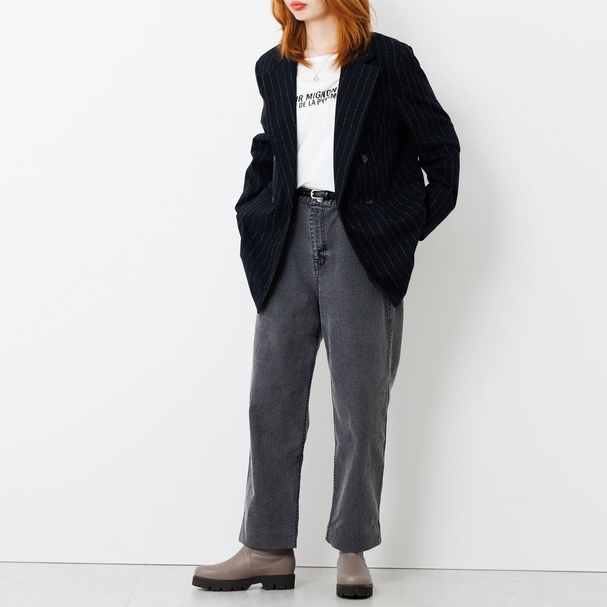 25AW】トラックソールサイドジップストレッチブーツ/651403