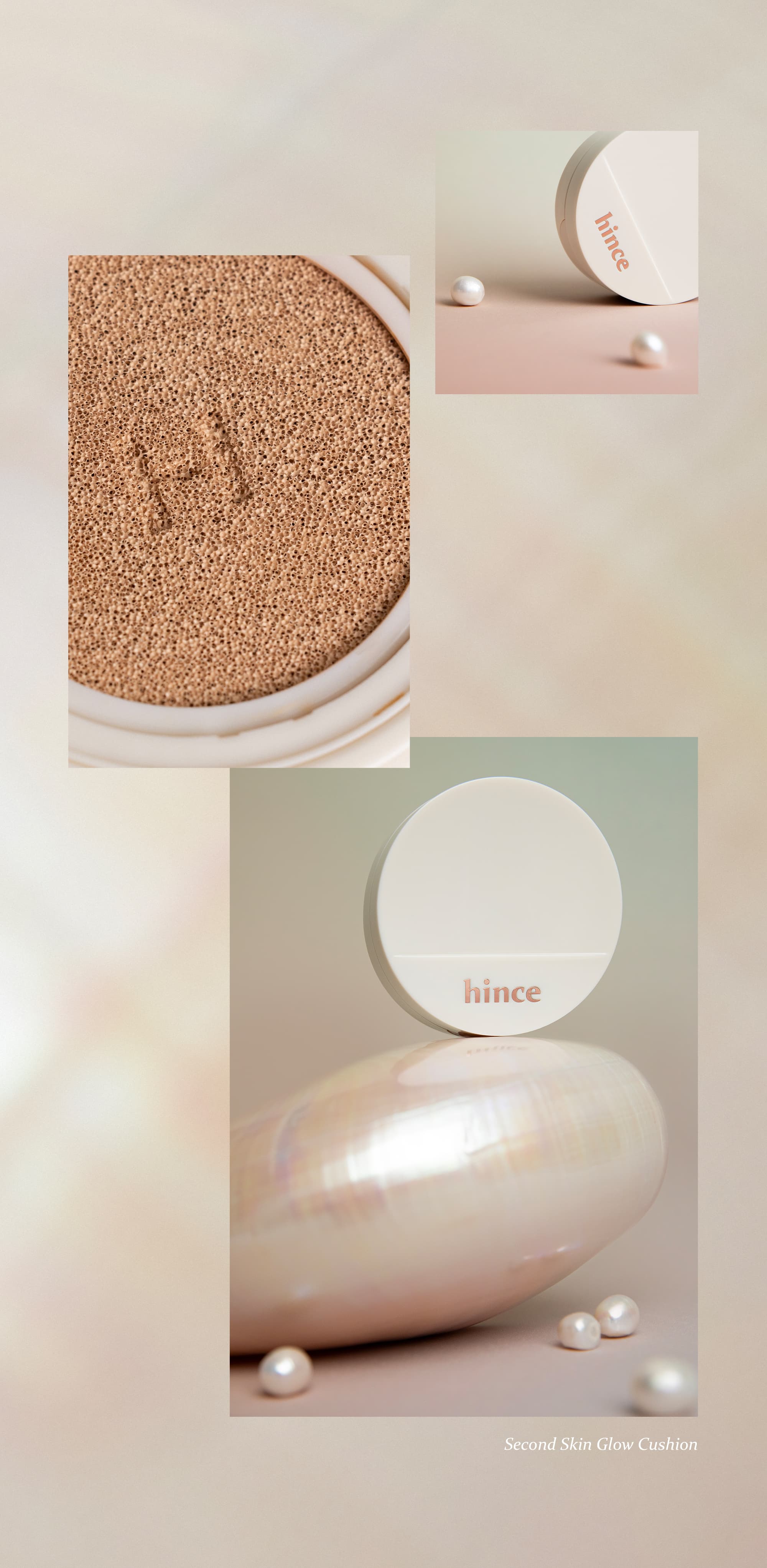 セカンドスキングロウクッション | hince