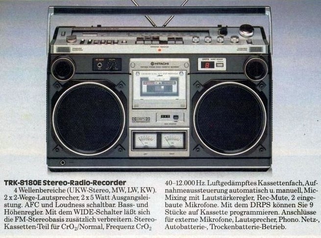 Hitachi TRK-8180 E | hifi-wiki.com