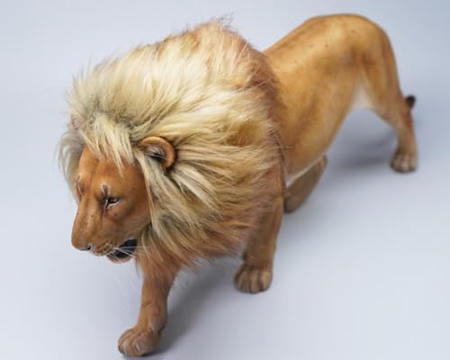 JXK Collectible Lion Figure: The Lion 2.0, Expertly Hand-Painted, Life