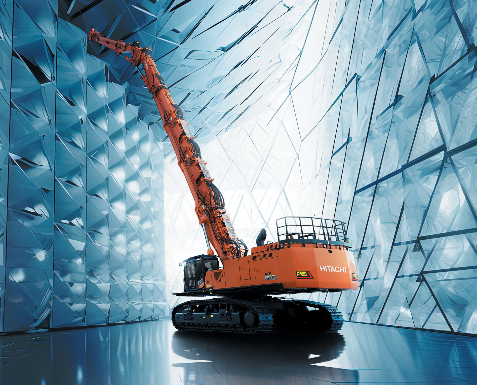 マルチブーム解体仕様機ZX1100K-7の受注を開始 - 日立建機