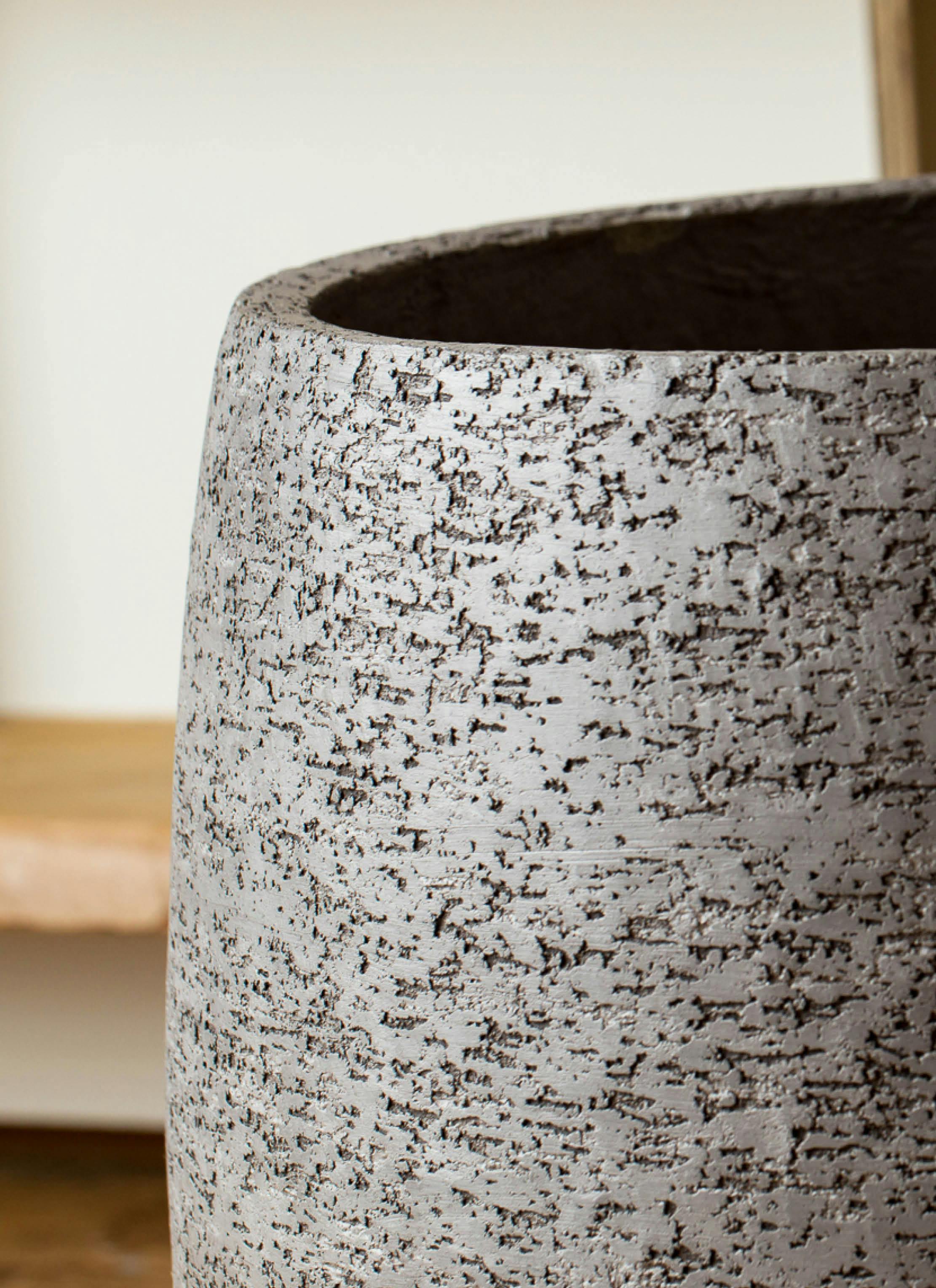 鉢カバー Eco Stone（エコストーン） 10号鉢用 Gray #stem F1807 | 鉢