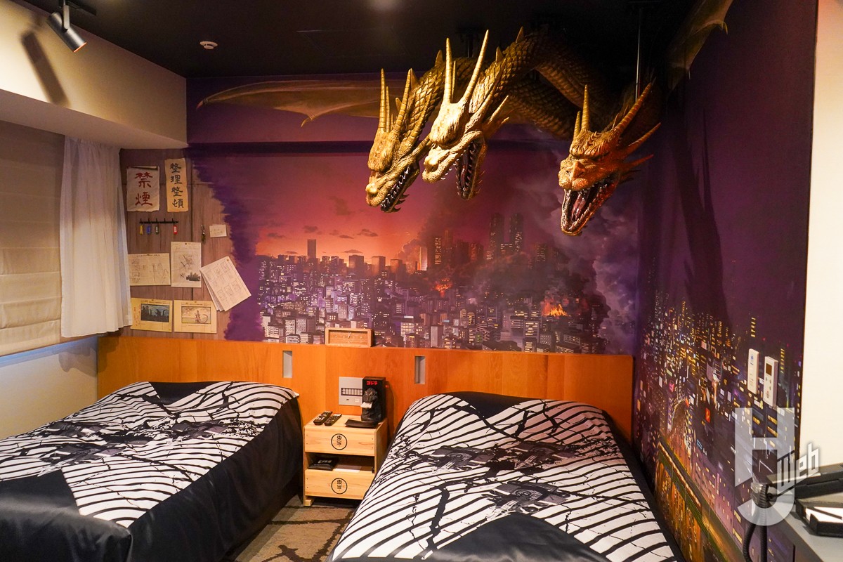 気分は特撮監督!?「ゴジラVSキングギドラルーム」が新登場するホテル