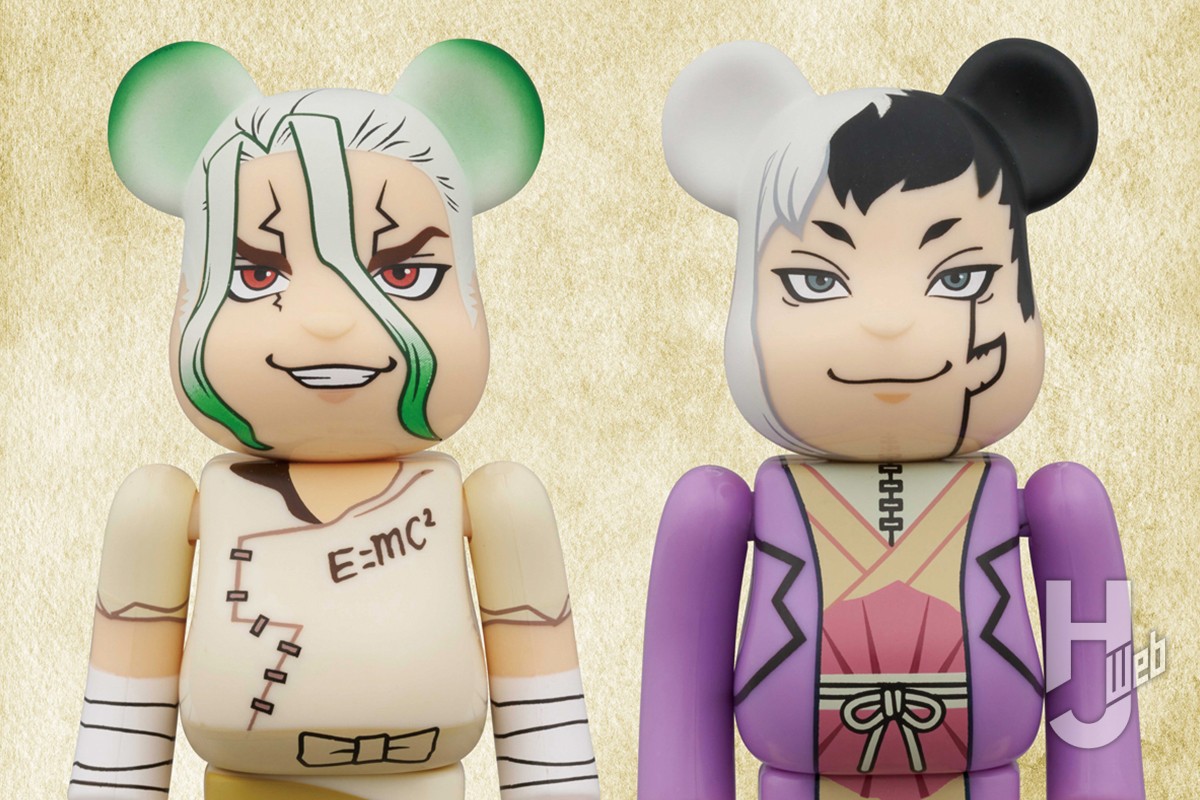 アニメ『Dr.STONE』「石神千空」&「あさぎりゲン」がBE@RBRICKに初