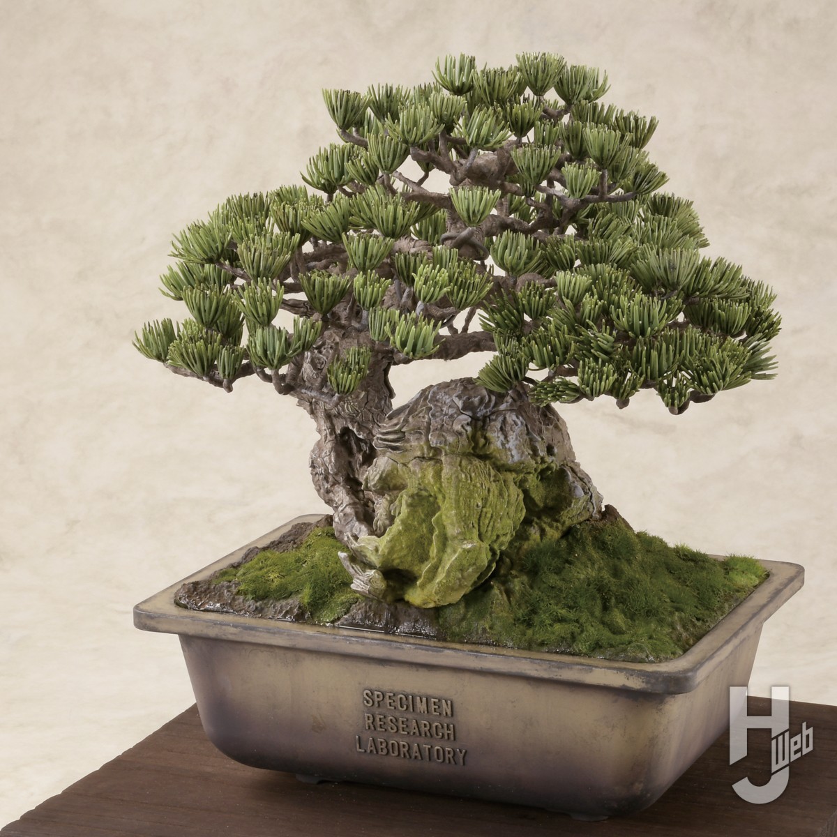 盆栽のプラモデル。実物を3Dスキャンした挑戦的なキットを“情景王”山田