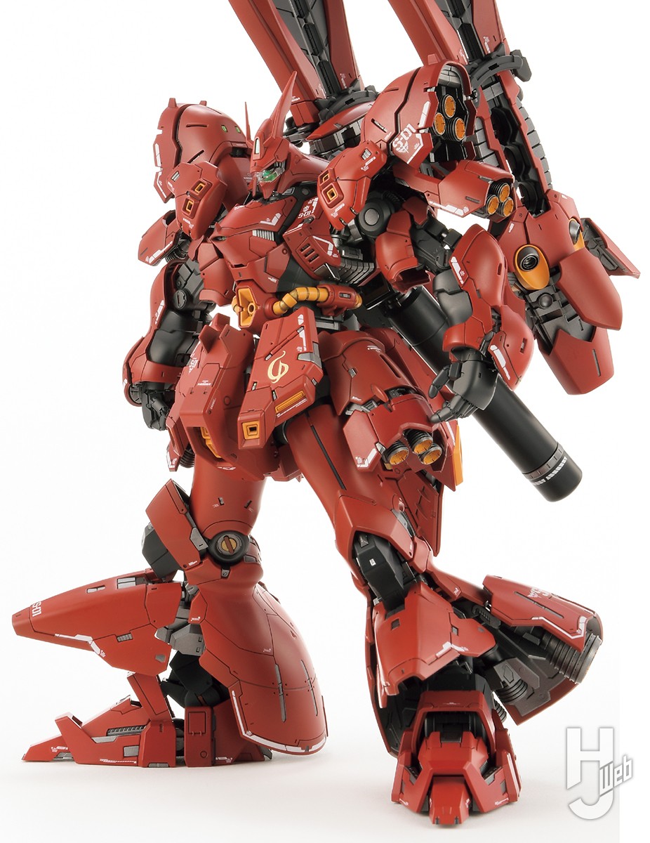 RG MSN-04FF サザビー」をさらにディテールアップ！ ダブル・ホーン