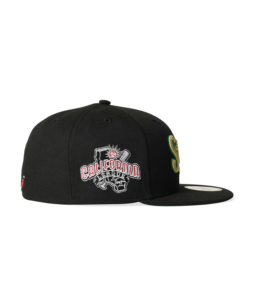 NEW ERA - LAKE ELSINORE STORM CO CALIFORNIA LEAGUE 59FIFTY BLACK