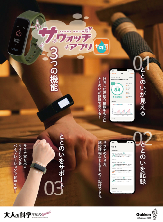 大人の科学マガジン Special サウナウォッチ ととのいが数値で