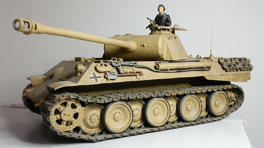 タミヤ：1/25戦車シリーズ「ドイツ陸軍Ⅴ号中戦車 パンサーA型」