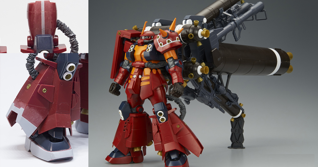 MG1/100高機動型ザクサイコ.ザクVer.Ka、HG1/144ナイチンゲール MG 1