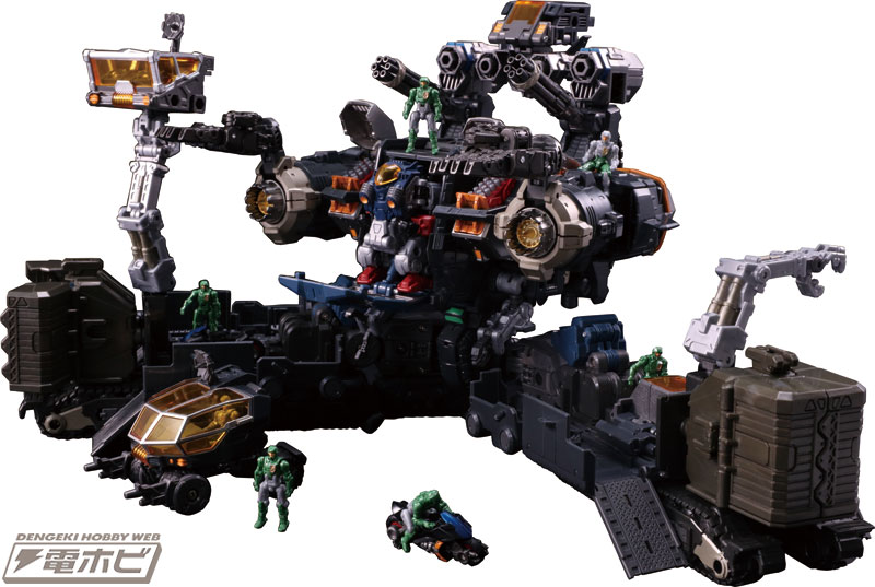 新生『ダイアクロン』の「ビッグパワードGV」が独立遊撃隊カラーとなっ