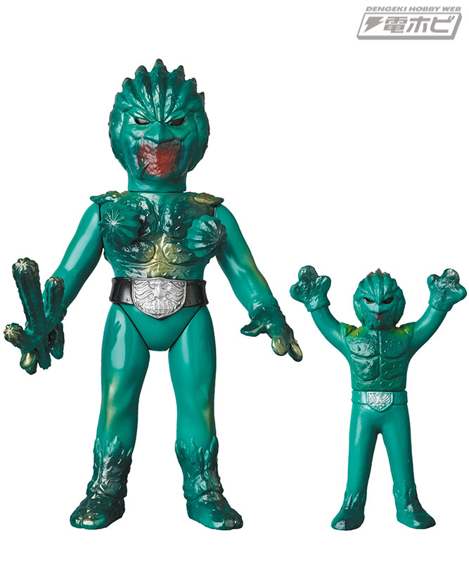 ワンフェス会場にて「東映レトロソフビコレクション」一文字隼人と