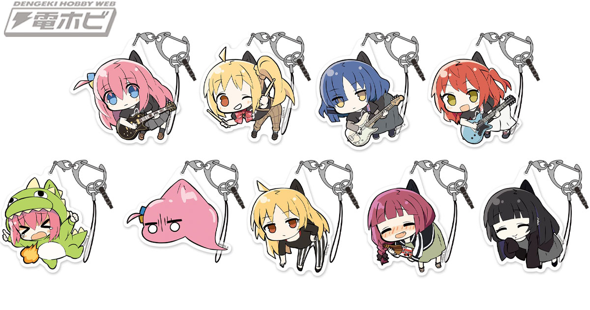 ぼっち・ざ・ろっく！』かわいくデフォルメされたキャラクターたちの