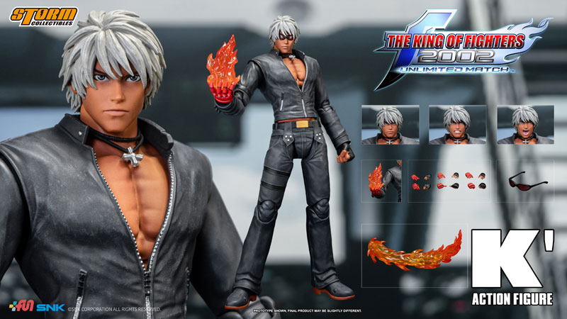 THE KING OF FIGHTERS 2002 UNLIMITED MATCH』K'が可動フィギュア化