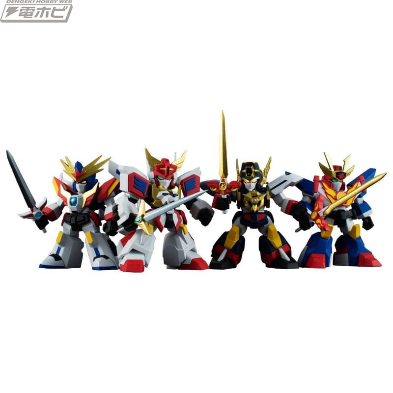 勇者シリーズのコレクションフィギュア「勇者列伝COLLECTION」が登場