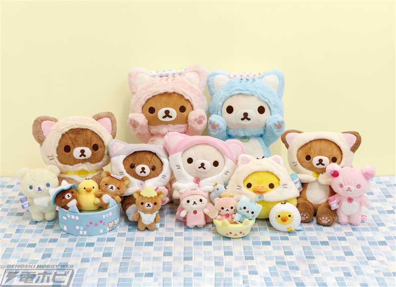 リラックマ』新テーマ「ねこねこの湯」グッズが登場！メモパッド