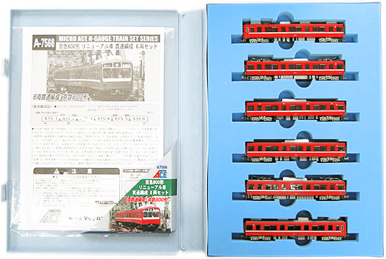 公式]鉄道模型(A7566京急 800形 リニューアル車 貫通編成 6両セット