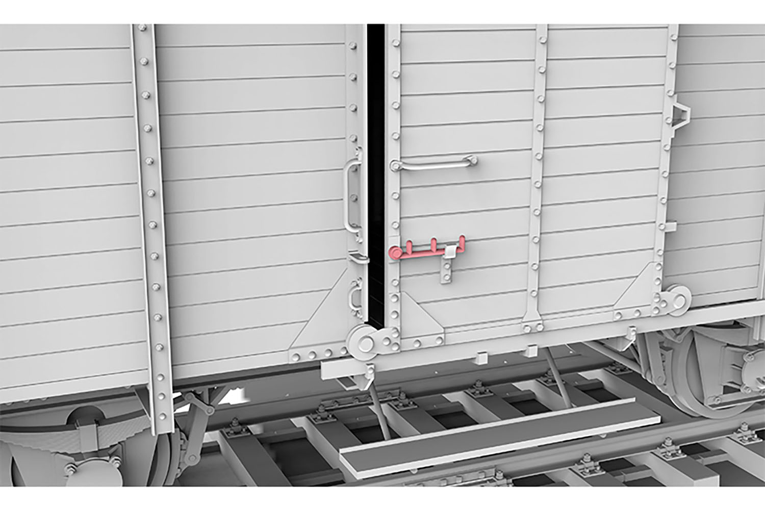 1/35 WW.II ドイツ軍 有蓋貨車 ギュターワーゲン G10型 [AK35502